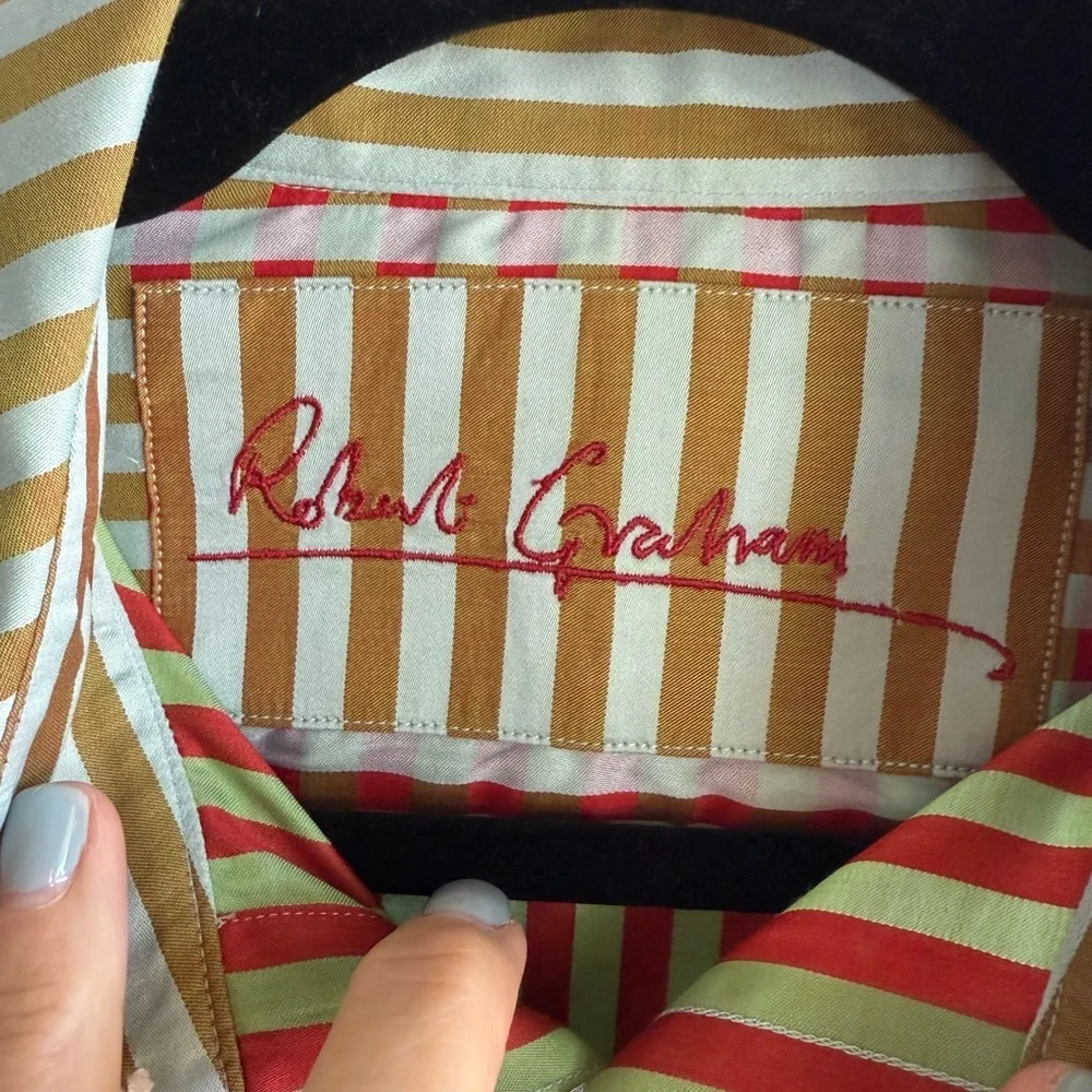 Robert Graham button down shirt • Men’s medium - Picture 5 of 8